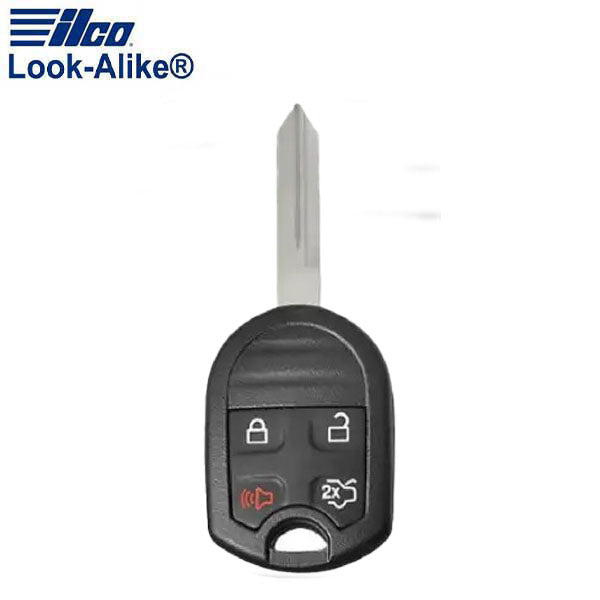 Ilco - 2000-2017 Ford - FORD-RHK4B2 - 4-Button Remote Head Key SHELL (AFTERMARKET)