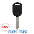 100 x 2004-2016 Ford / Transponder Key SHELL / H84 / H92 (AFTERMARKET)