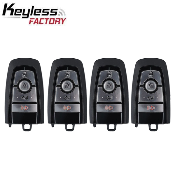 4 x 2019-2019 Ford Transit Connect / 4-Button Smart Key / PN: 164-R8234 / M3N-A2C931423 (AFTERMARKET) (Pack Of 4)