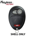 2004-2011 GM Keyless Entry Remote SHELL for L2C0007T - Black (AFTERMARKET)