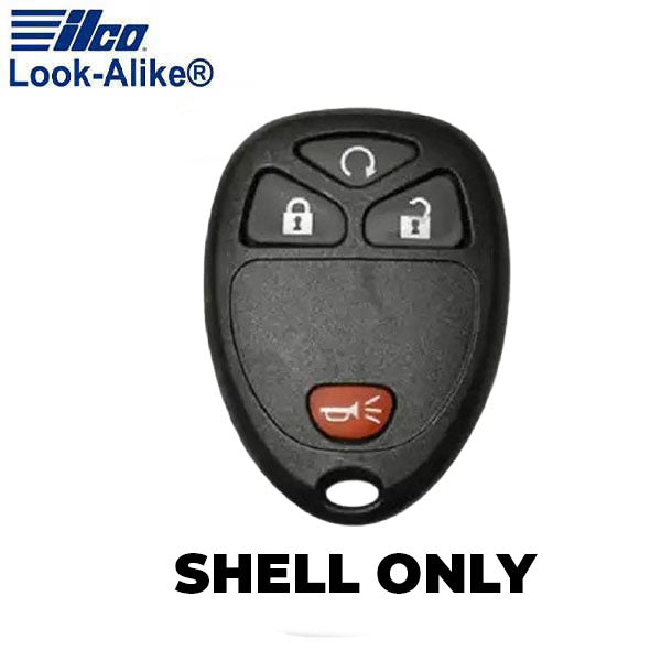 Ilco - 2007-2016 GM - GM-RKE4B1 - 4-Button Keyless Entry Remote Key SHELL (AFTERMARKET)