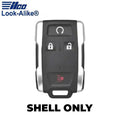 Ilco - 2014-2019 GMC - GM-RKE4B2 - 4-Button Keyless Entry Remote Key SHELL (AFTERMARKET)