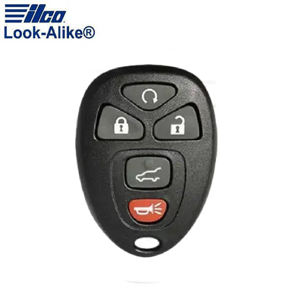 Ilco - 2007-2016 GM - GM-RKE5B1 - 5-Button Keyless Entry Remote Key SHELL (AFTERMARKET)