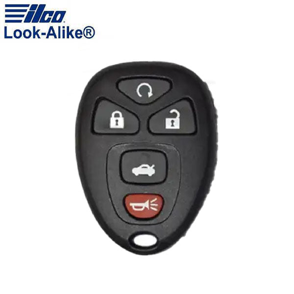 Ilco - 2006-2013 GM - GM-RKE5B3 - 5-Button Keyless Entry Remote SHELL (AFTERMARKET)