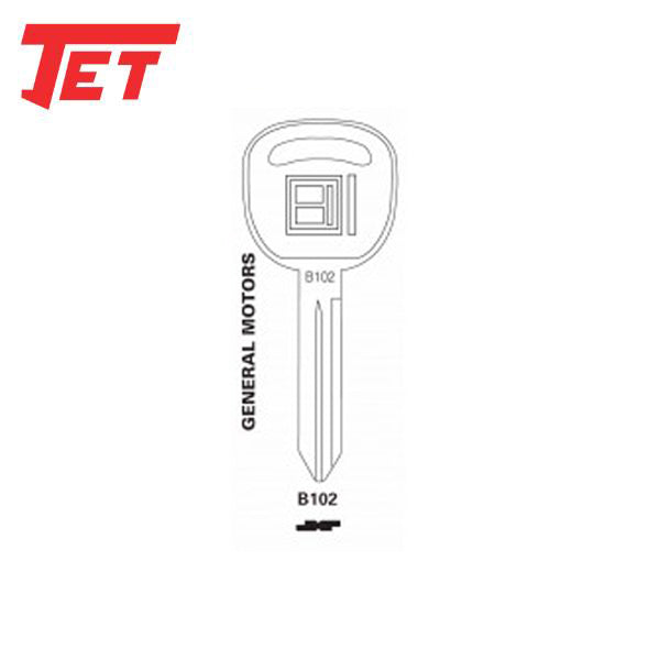 JET - B102-NP - GM Mechanical Key