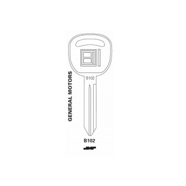 JET - B102-NP - GM Mechanical Key