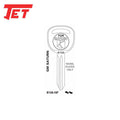 JET - B106-NP - GM Saturn Ion Mechanical Key Blank