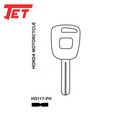 JET - HD117-PH -Honda CBR500R / 2014 NM4 X214 / 2014+ Interceptor 800 - 4-Track High Security Motorcycle Key