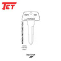 JET - HD74-NP -Honda Motorcycle Key - Nickel Plated