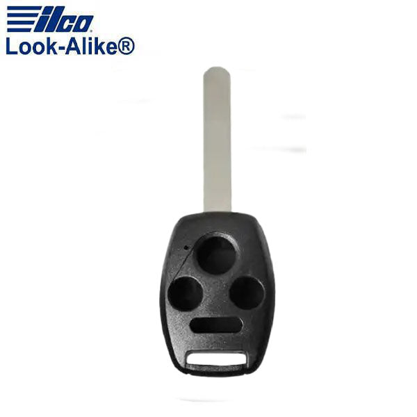 Ilco - 2008-2015 Honda Accord, Pilot - HON-RHK4B1 - 4-Button Remote Head Key SHELL (AFTERMARKET)