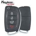 2015-2017 Hyundai Sonata / 4-Button Flip Key / PN: 95430-C1010 / TQ8-RKE-4F16 (AFTERMARKET)
