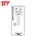 JET - HYD13 - Harley Davidson - Motorcycle Key - Nickel Plated