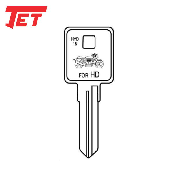 JET - Harley Davidson HYD15 Mechanical Key