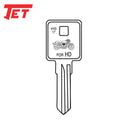 JET - Harley Davidson HYD17 Mechanical Key