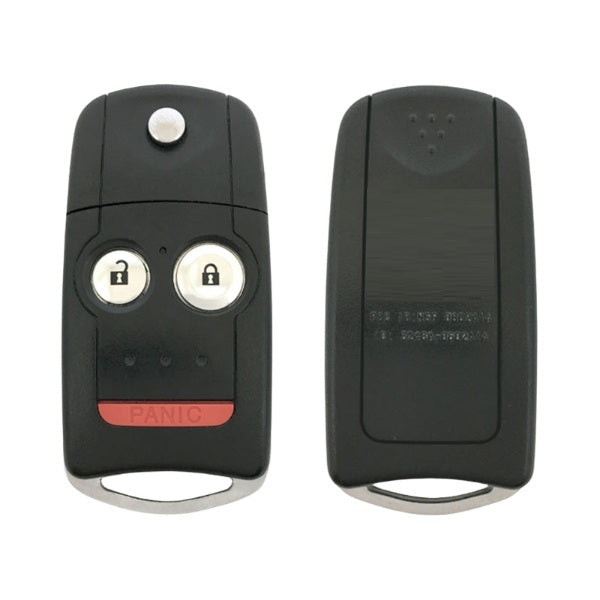 2009-2014 Honda Acura / 3-Button Remote Flip Key / PN: 72147-TL4-A21 / MLBHLIK-1T (OEM Recase)(Driver 1)