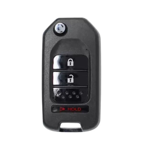 Honda Style / 2+1 Buttons Wire Flip Key (Wired)