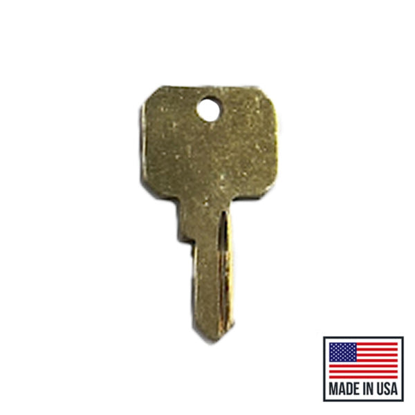 Ilco - NB-M1 Key Blank - Neuter Bow Brass Finish