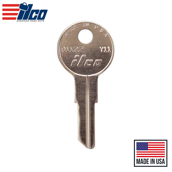 Ilco - 01122-Y11 YALE Key Blank for Cessna, Piper Aircraft