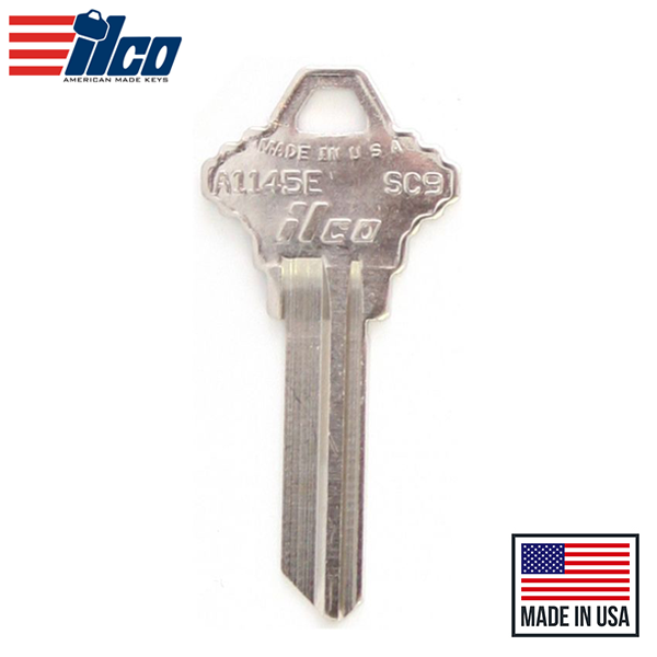 Ilco - 101-E SCHLAGE Key Blank - 6 Pin or Disc