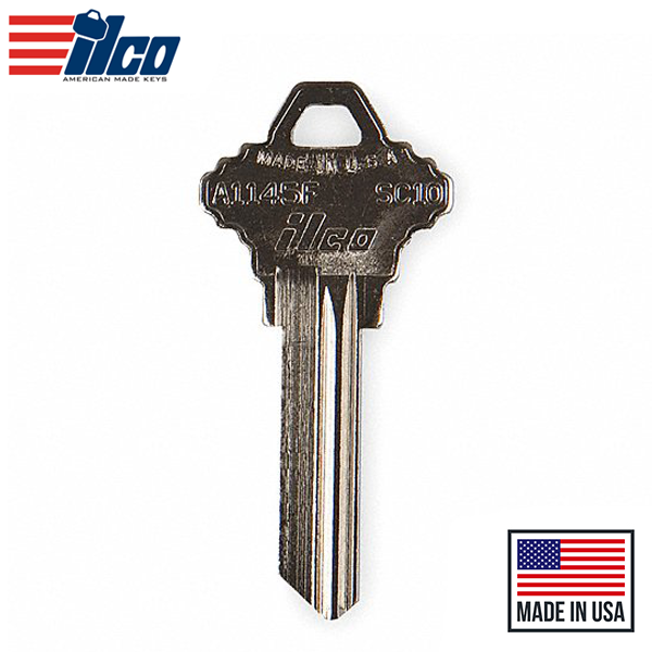 Ilco - 101-F SCHLAGE Key Blank - 6 Pin or Disc