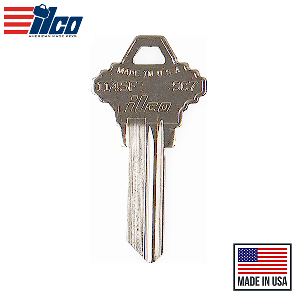 Ilco - 1145F-SC7 SCHLAGE Key Blank
