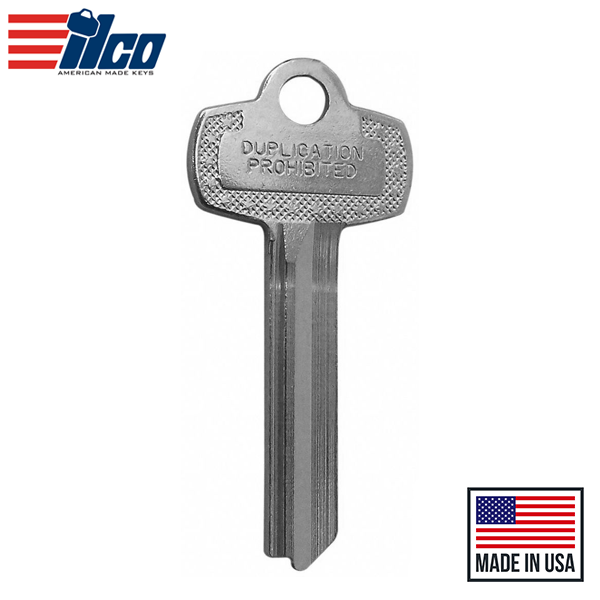 Ilco - 1A1Q1 - BEST Q Key Blank - 6 or 7 Pin