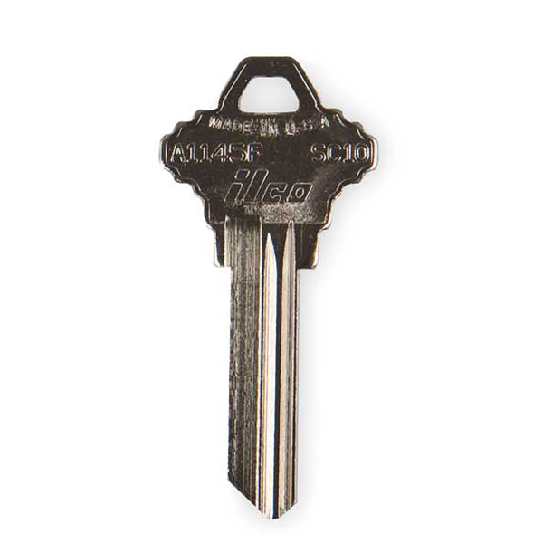 Ilco - A1145F-SC10 SCHL. Key Blank - 6 Pin or Disc