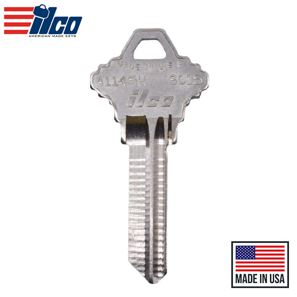 Ilco - AA45253042 - A1145H Key Blank - 6-Pin - Nickel Plated