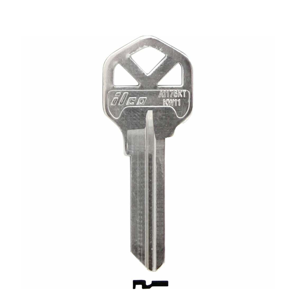 Ilco - A1176KT-KW11 TITAN Key Blank - 6 Pin or Disc