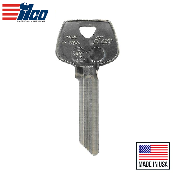Ilco - O1007LB - 6-Pin Sargent Key Blank - LB