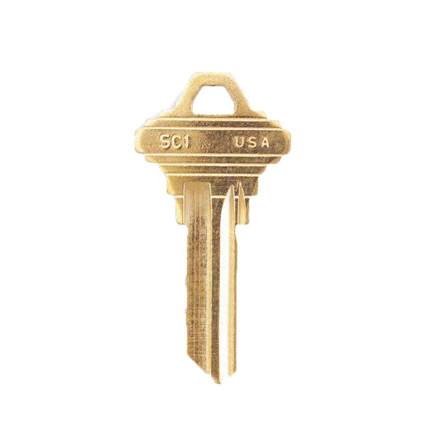 Ilco - SC1-BR SCHLAGE Key Blank - 250 Pack