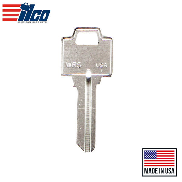 Ilco - WR5-NP WEISER Key Blank - 250 Pack