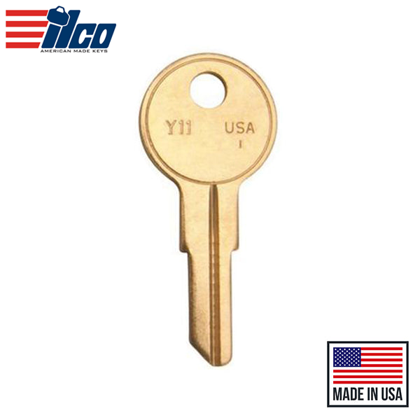 Ilco - Y11-BR YALE Key Blank - 250 Pack