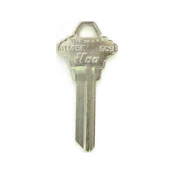 Ilco - SC9-BR SCHLAGE Key Blank - 250 Pack