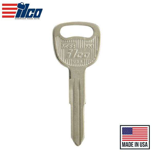 Ilco - 1994-1997 KIA - KK1 - X233 - Metal Head Key