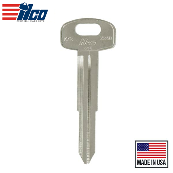 Ilco - 1995-2004 KIA - KK2 - X240 - Metal Head Key