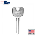 Ilco / AF54922002 / MB15 / HU22 / Key Blank / Mercedes Benz / Nickel Plated Mechanical Key