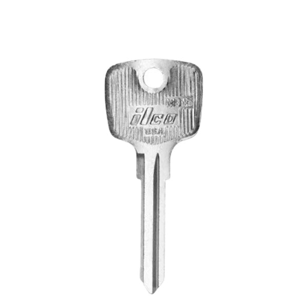 Ilco / AF54922002 / MB15 / HU22 / Key Blank / Mercedes Benz / Nickel Plated Mechanical Key