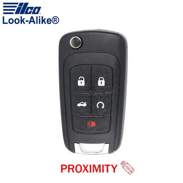 2010 - 2019 GM / 5-Button Smart Flip Key / PN: 13504202 / OHT05918179 (PEPS) (AFTERMARKET)