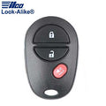 2004-2018 Toyota / 3-Button Keyless Entry Remote / PN: 89742-AE010 / GQ43VT20T (AFTERMARKET)