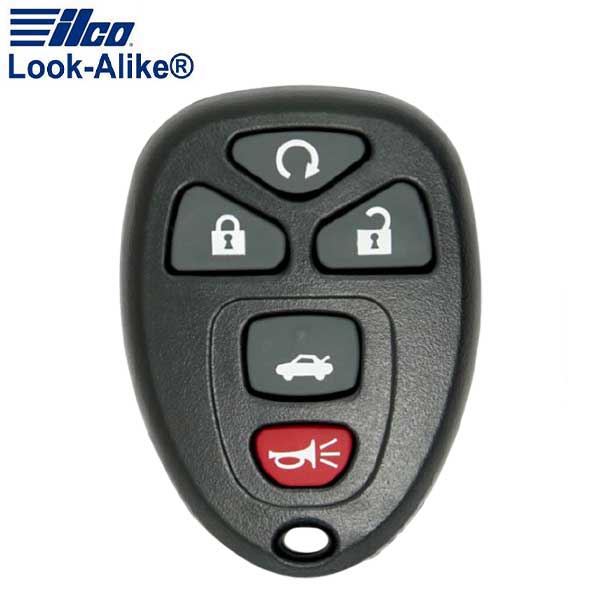 2004-2010 GM / 5-Button Keyless Entry Remote / PN: 22733524 / KOBGT04A (AFTERMARKET)