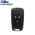 2013 - 2015 Buick / Chevy / GMC / 4-Button Remote Flip Key / PN: FLIP-GM-4B1HS / OHT01060512 (AFTERMARKET)
