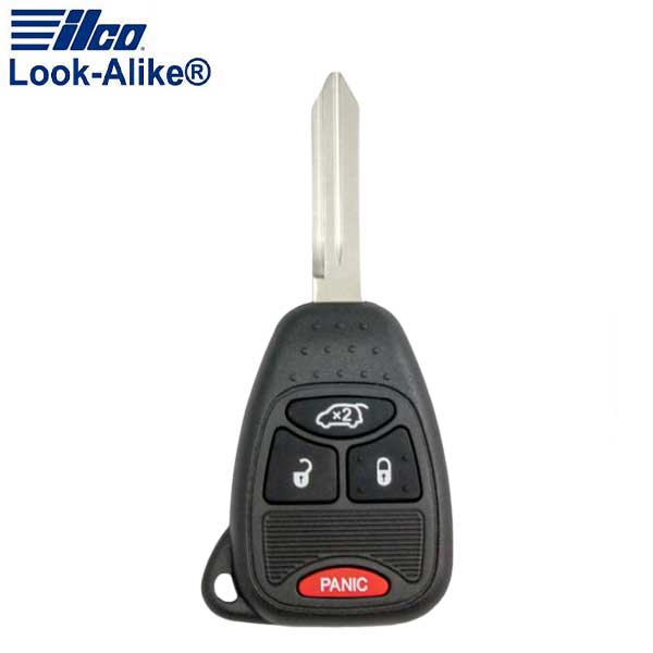 2004-2018 Chrysler Dodge / 4-Button Remote Head Key / PN: 68273329AA / OHT692427AA (AFTERMARKET)