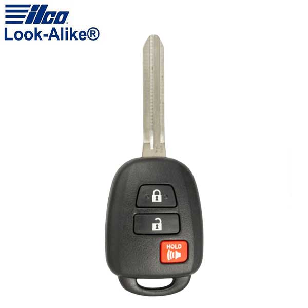 2014-2019 Toyota / 3-Button Remote Head Key / PN: 89071-0R040 / GQ4-52T (AFTERMARKET)