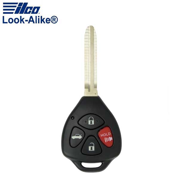 2006-2011 Toyota / 4-Button Remote Head Key / PN: 89070-06231 / HYQ12BBY (AFTERMARKET)