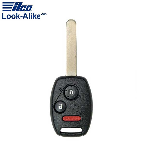 2007-2007 Honda / 3-Button Remote Head Key / PN: 35111-SLN-305 / OUCG8D-380H-A (AFTERMARKET)