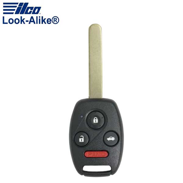 2008-2012 Honda Accord / 4-Button Remote Head Key / PN: 35118-TE0-A10 / MLBHLIK-1T (AFTERMARKET)