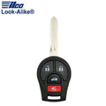 2003-2018 Nissan / 4-Button Remote Head Key / PN: H0561-3AA0B / CWTWB1U751 (AFTERMARKET)