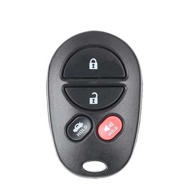 2005-2008 Toyota / 4-Button Keyless Entry Remote / PN: 89742-07020 / GQ43VT20T (AFTERMARKET)