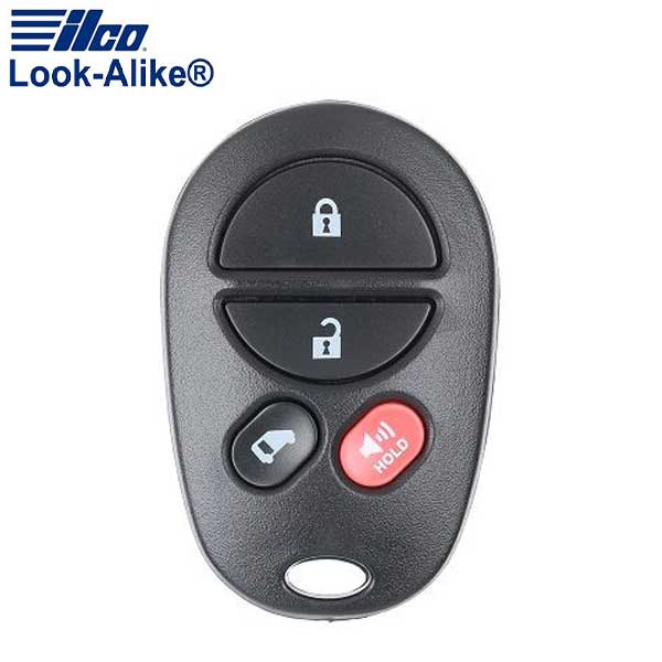 2004-2013 Toyota Sienna / 4-Button Keyless Entry Remote / PN: 89742-AE020 / GQ43VT20T (AFTERMARKET)